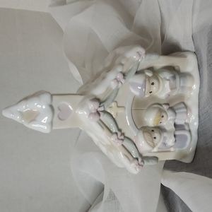 Christmas Precious Moments Enesco Sugar Town Church Night Light 1993